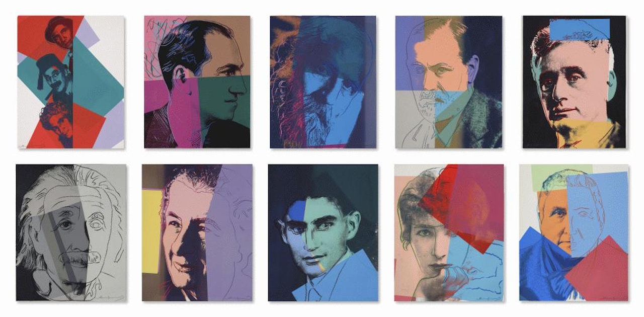 Ten Portraits of Jews of the Twentieth Century by Andy Warhol