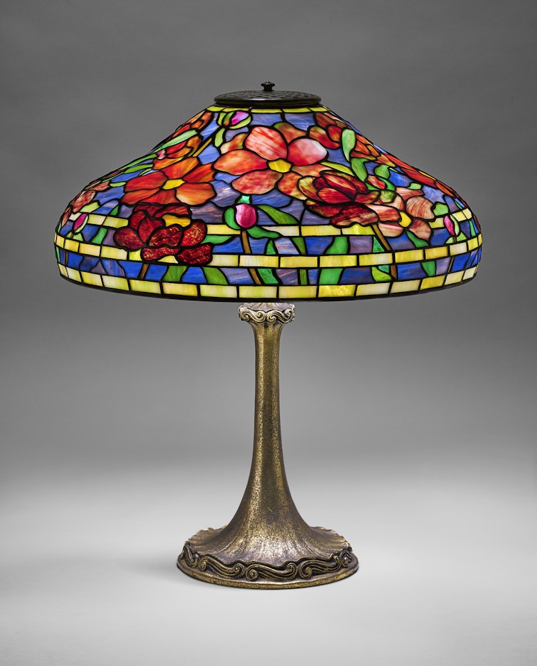 "Peony" Table Lamp by Tiffany Studios