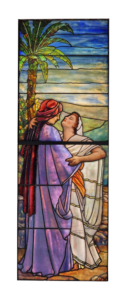 "Ruth and Naomi" Figural Window from the Calvary Presbyterian Church, Philadelphia by Tiffany Studios