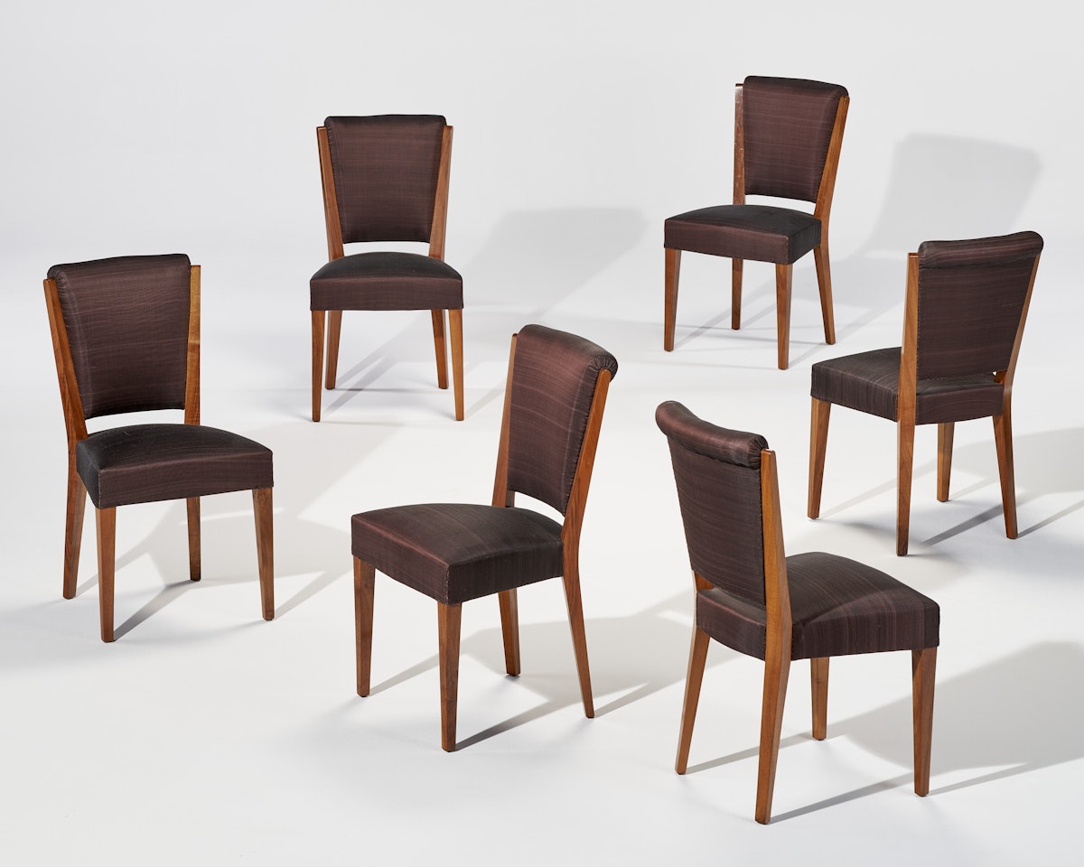 Set of Six Side Chairs by Eugene Printz