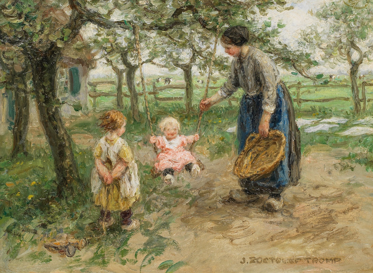 The garden swing by Jan Zoetelief Tromp