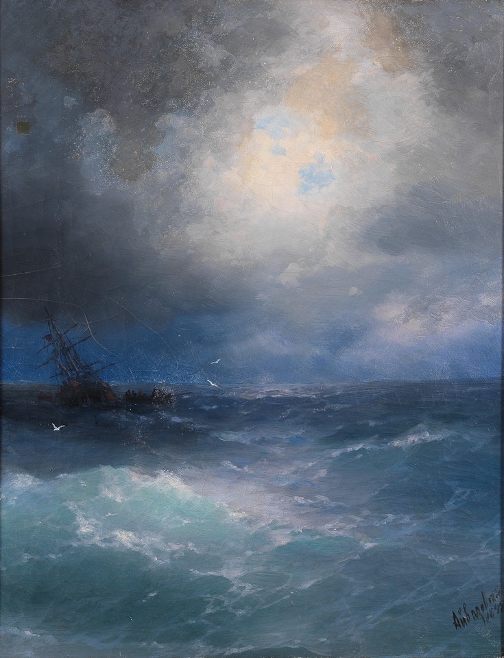 Seascape by Ivan Konstantinovich Aivazovsky