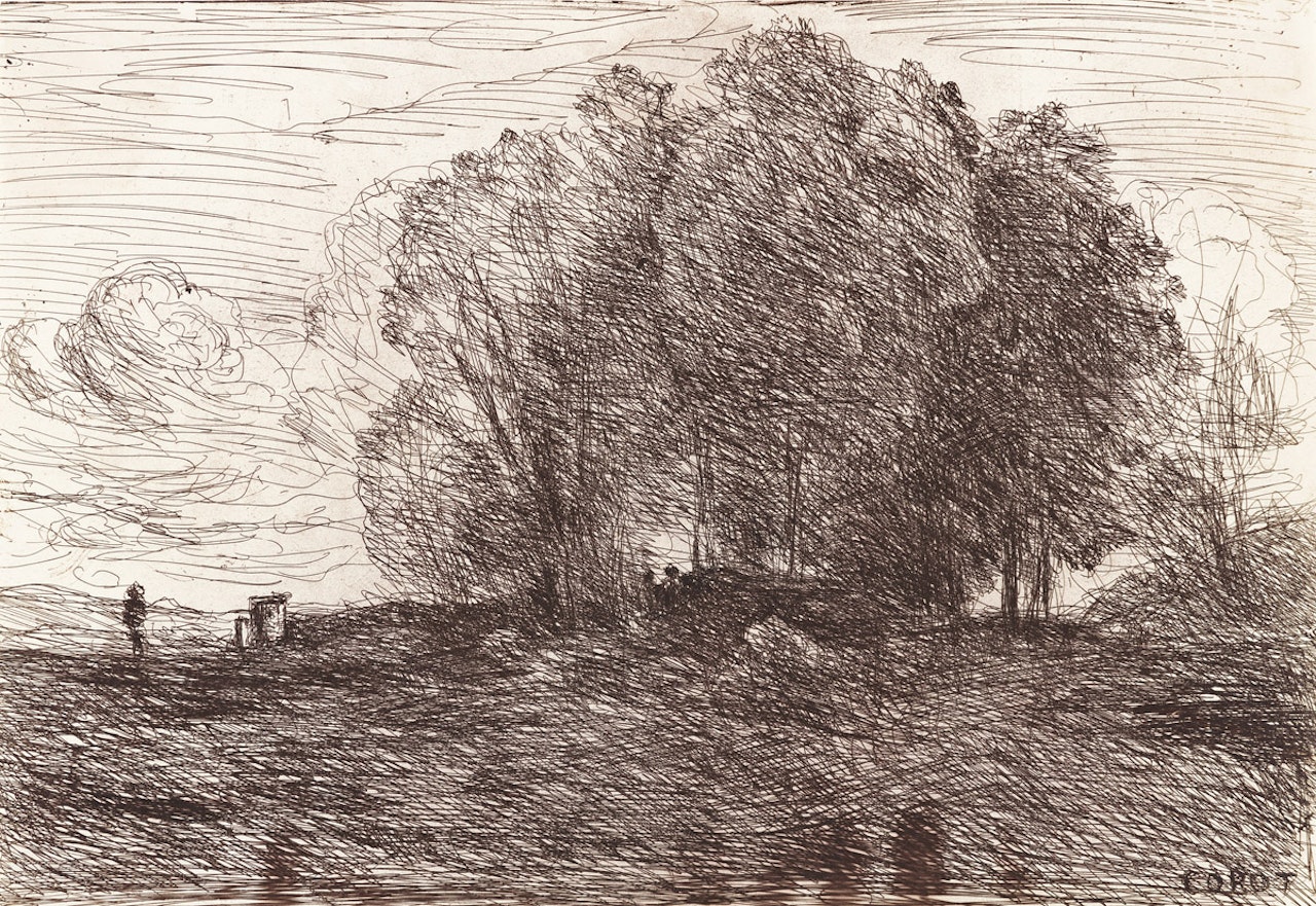 Le Bouquet de Belle Forière by Jean Baptiste Camille Corot