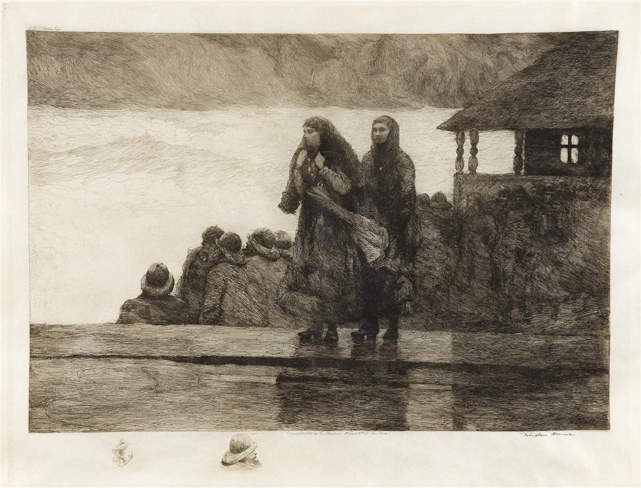 Perils of the Sea by Winslow Homer