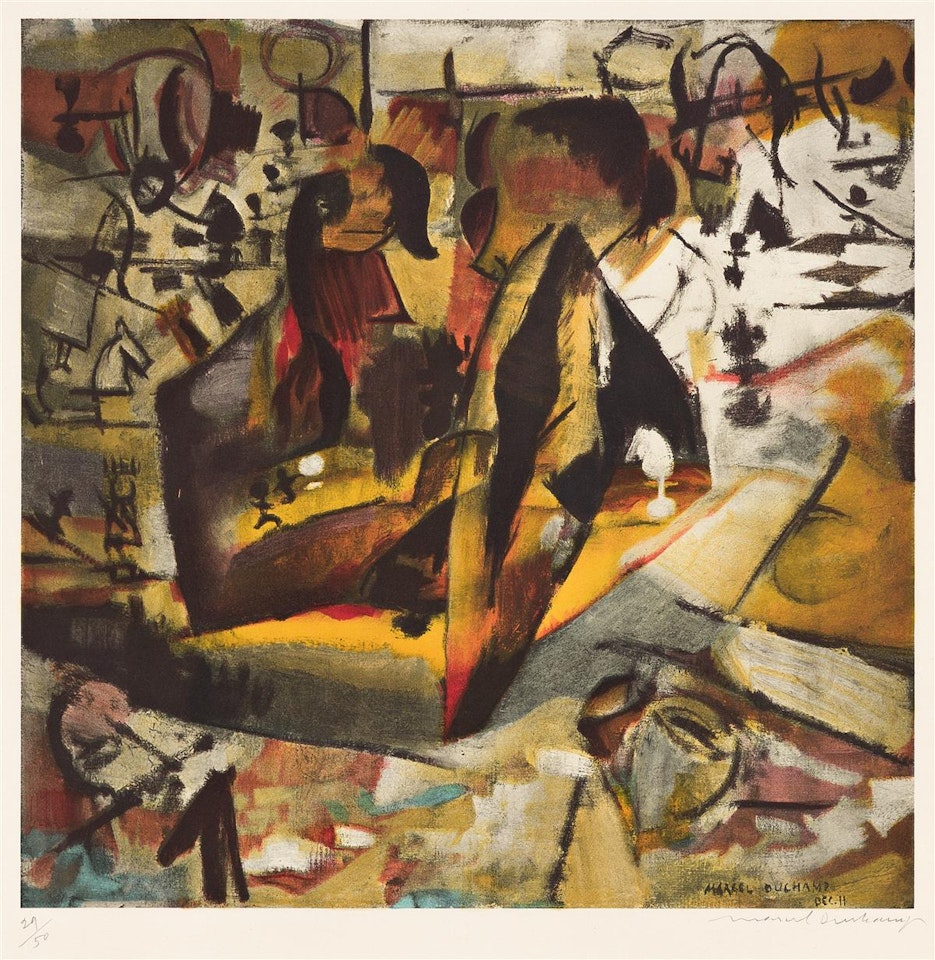 The Chess Players by Marcel Duchamp