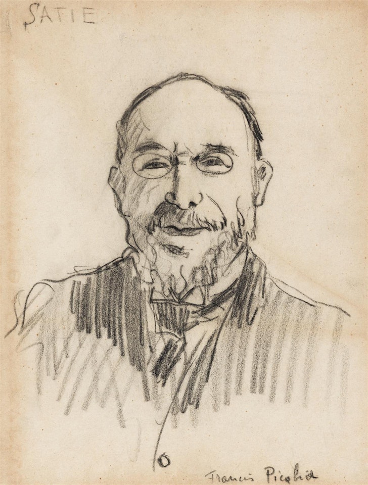 Portrait de Erik Satie by Francis Picabia