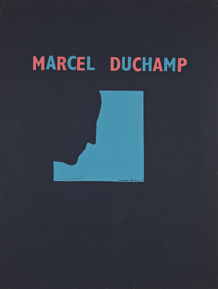 Poster after Self-Portrait in Profile by Marcel Duchamp