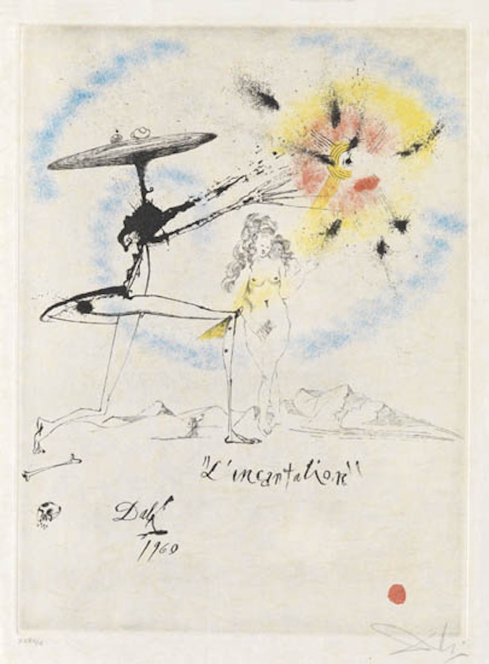 L'Incantation by Salvador Dali