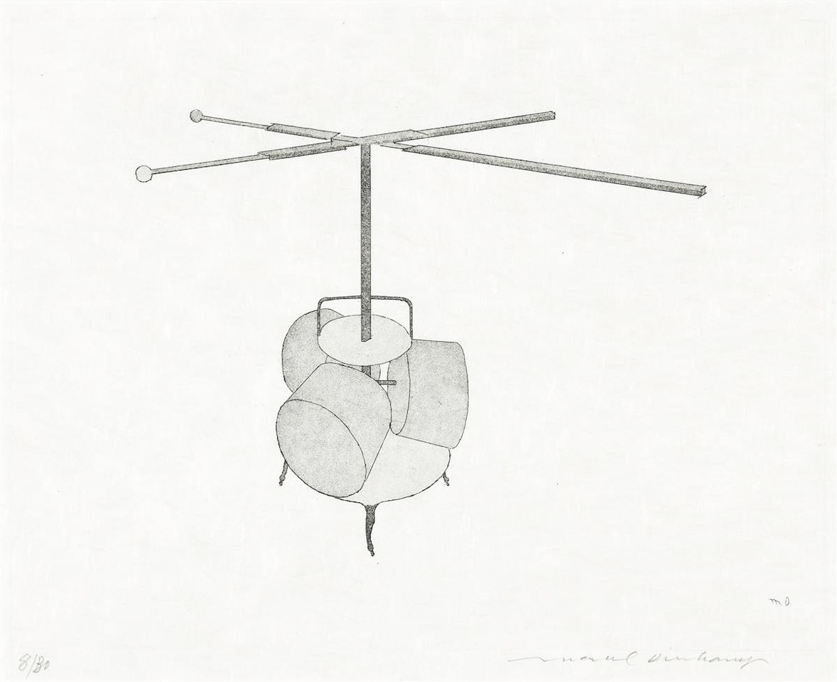 The Chocolate Grinder by Marcel Duchamp