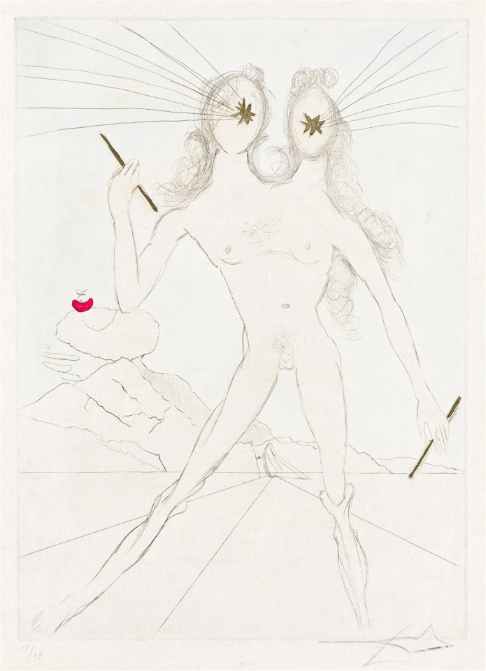 Les Amours de Cassandre by Salvador Dali
