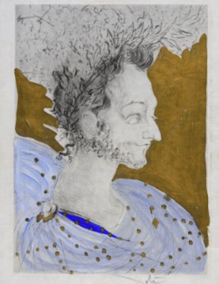 Portrait de Ronsard by Salvador Dali