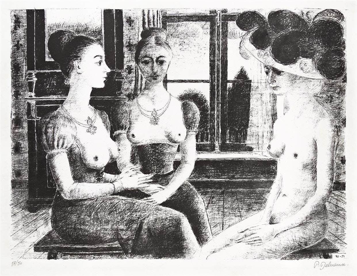 La Fenêtre by Paul Delvaux