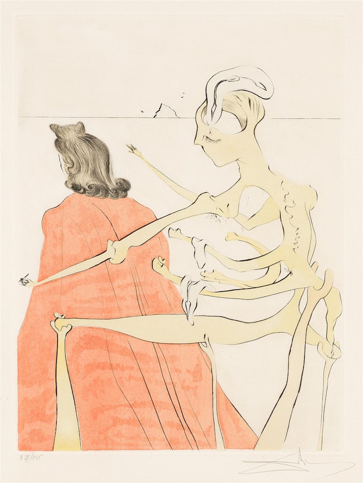 Le Dos Divin de Gala by Salvador Dali