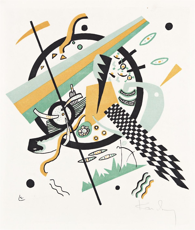 Kleine Welten IV by Wassily Kandinsky