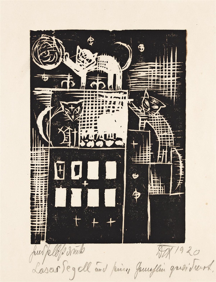 Katzen by Otto Dix