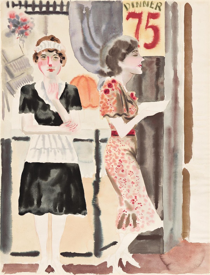 Die Gastgeberin by George Grosz