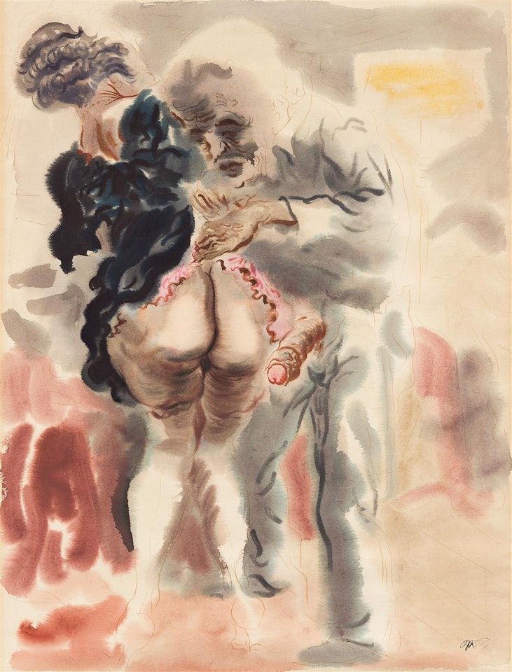 Die Liebenden by George Grosz