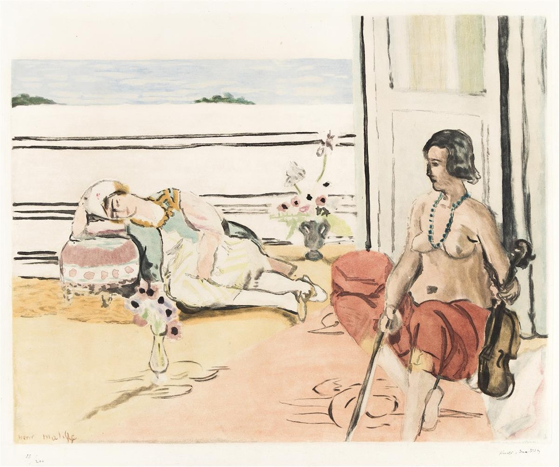 Odalisque sur la Terrasse by Henri Matisse