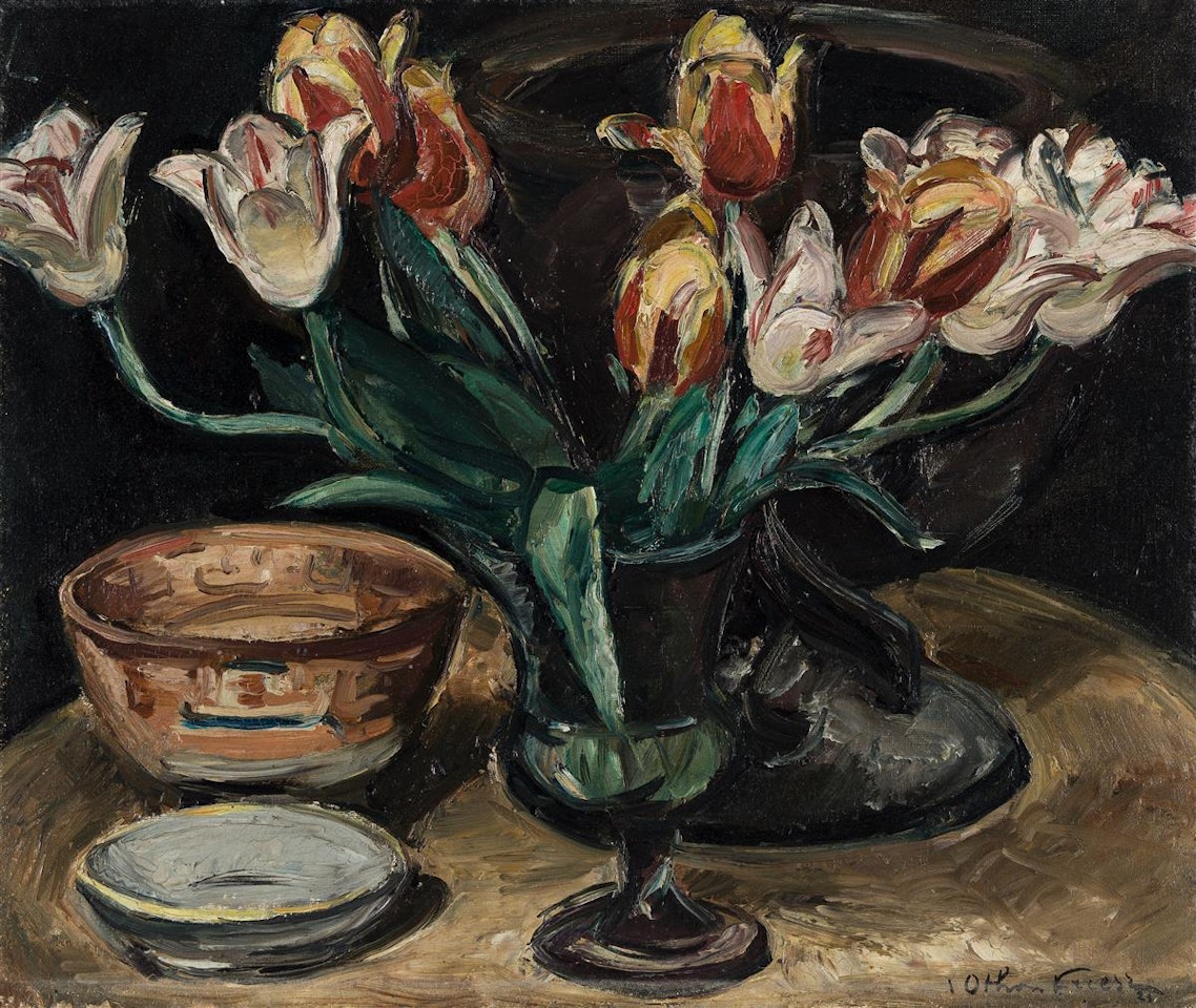 Nature morte avec les Tulipes by Othon Friesz