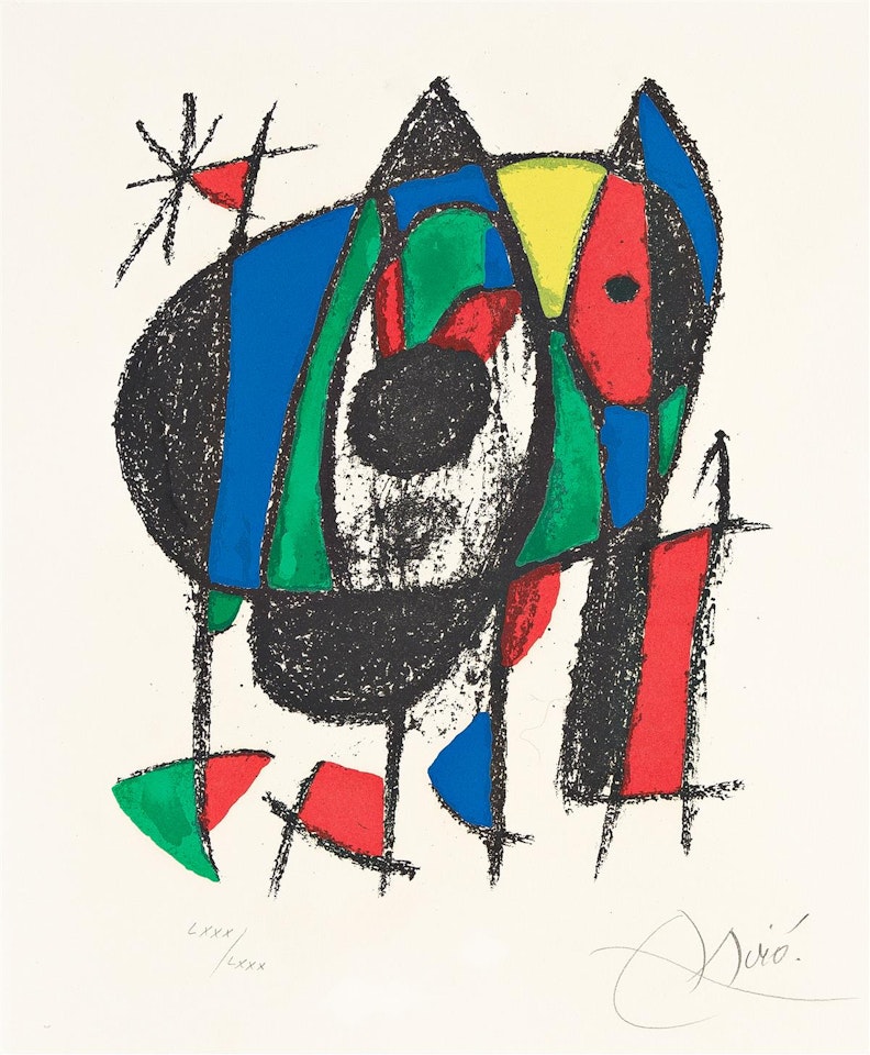 Lithographie II by Joan Miró