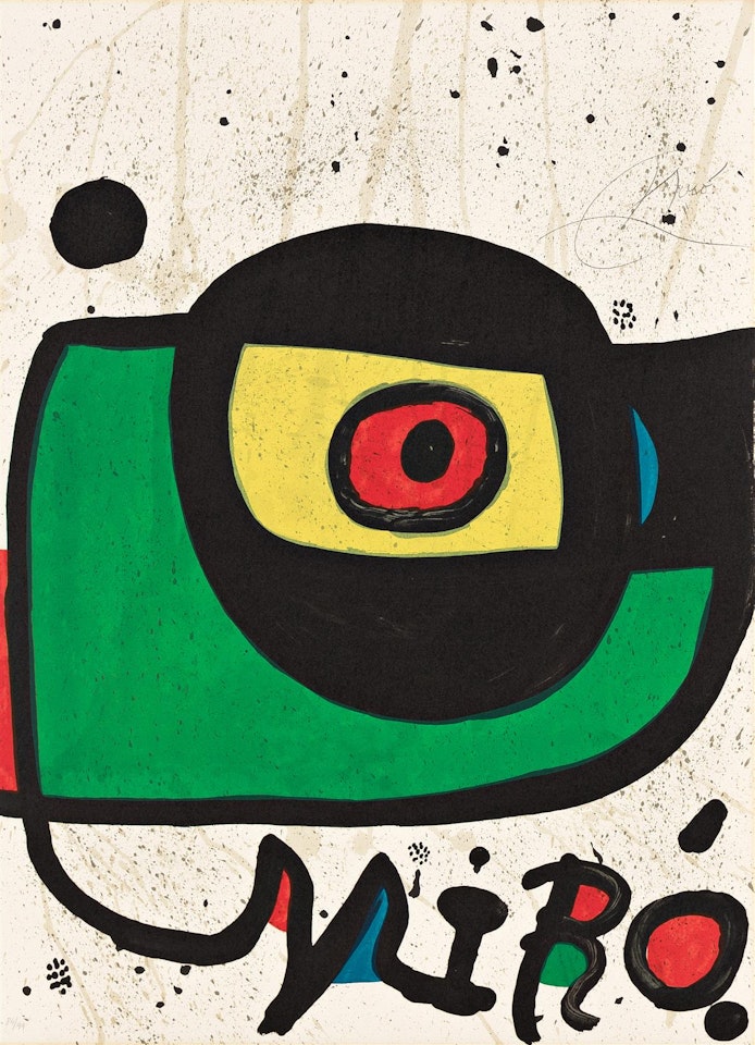 Affiche pour l'Exposition Miró, Pintura by Joan Miró