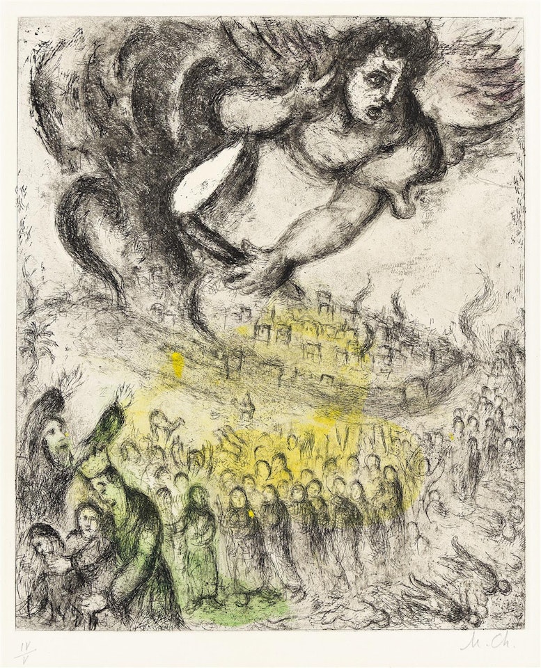 Prise de Jérusalem by Marc Chagall