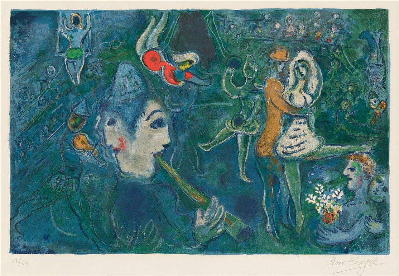 Le Cirque by Marc Chagall