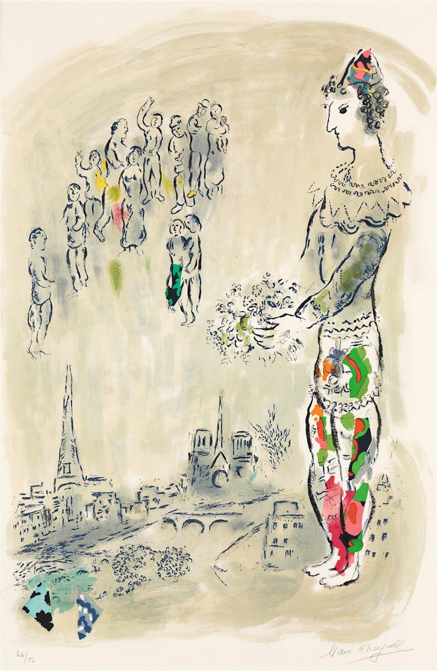 Le Magicien de Paris I by Marc Chagall