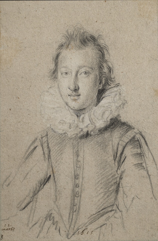 Portrait d"un jeune homme à la collerette by Ottavio Leoni