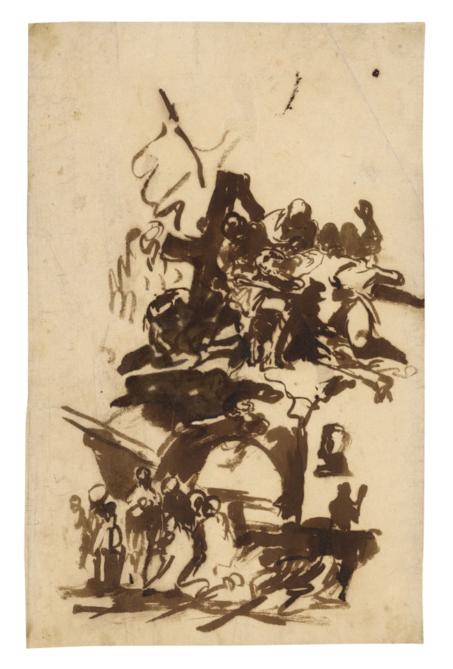 La Montée au Calvaire by Giovanni Domenico Tiepolo