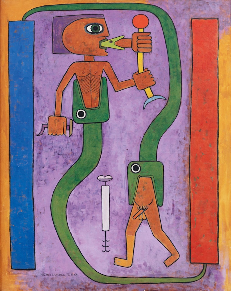 Le Codex du Poète, Mythologie du Poète, première naissance by Victor Brauner