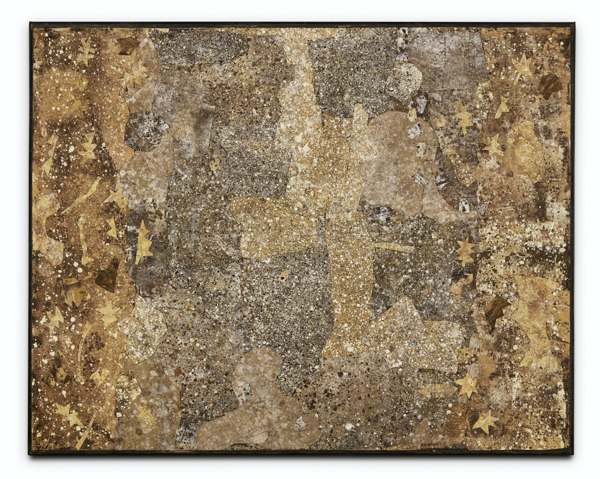 Topographie aux feuilles mortes by Jean Dubuffet
