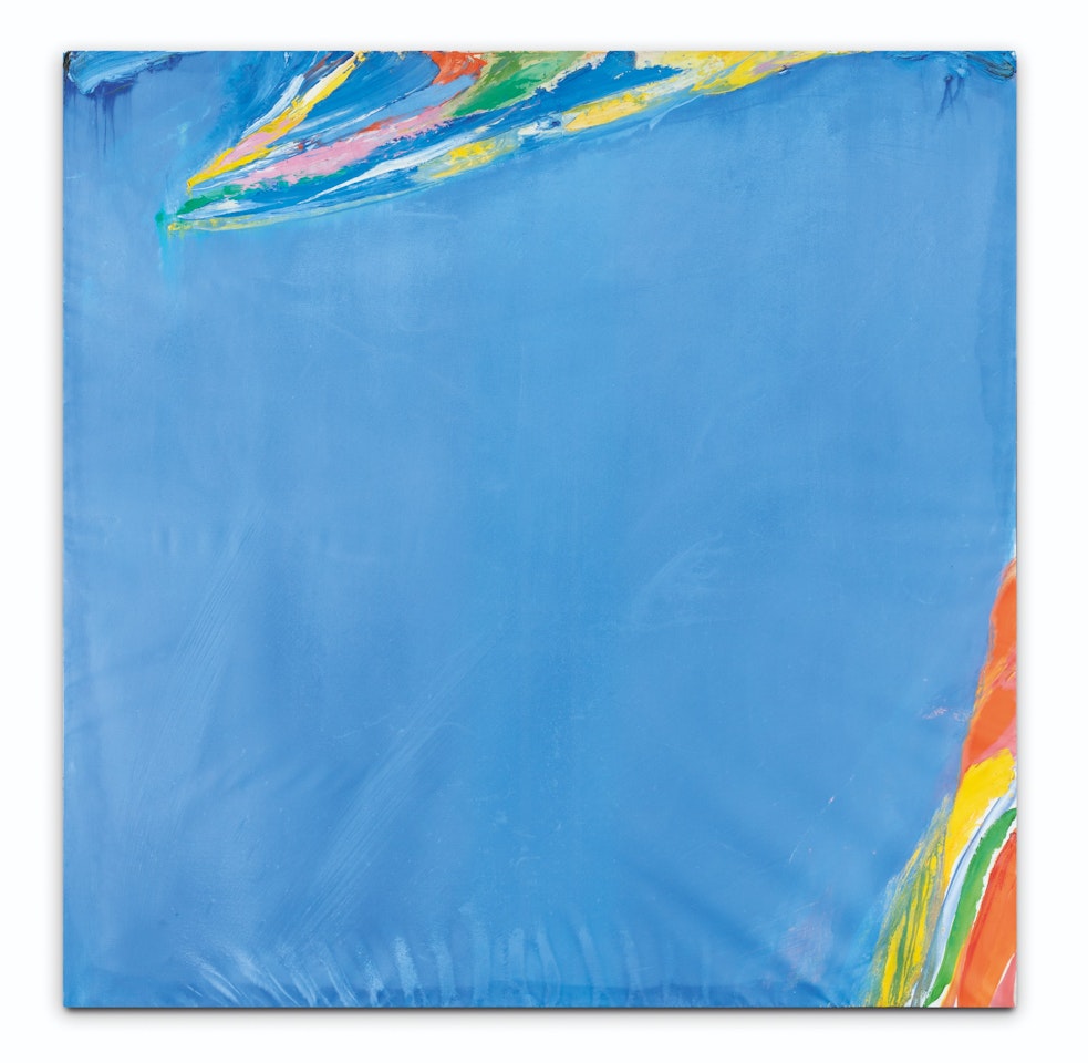 Tout bleu clair taches vives by Olivier Debre