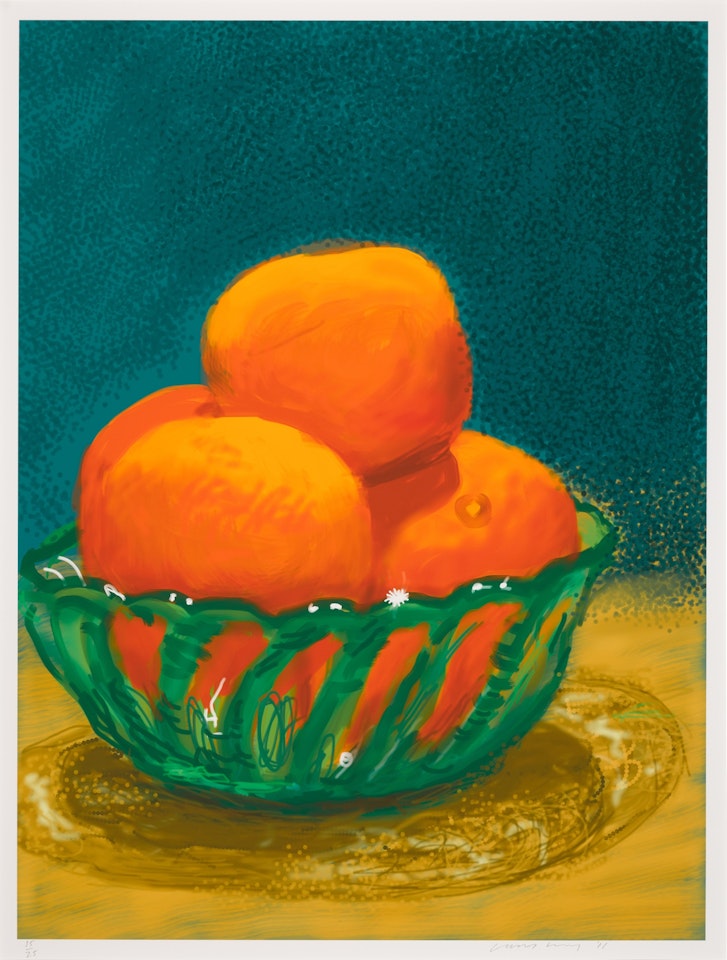 iPad drawing 'No. 643 by David Hockney