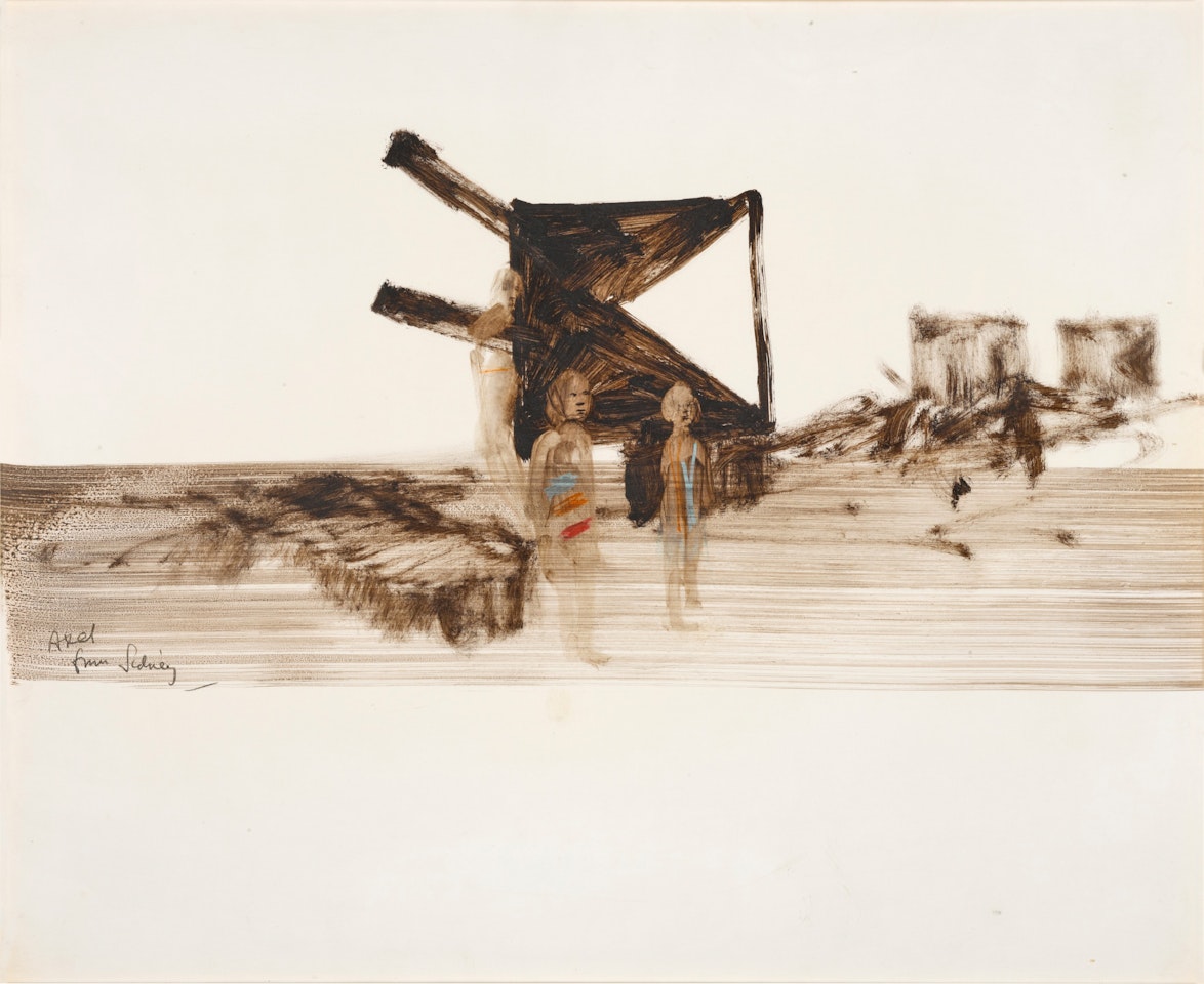 Sketch for Ned Kelly by Sidney Nolan