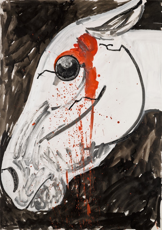 Wounded Horse by Elisabeth Frink