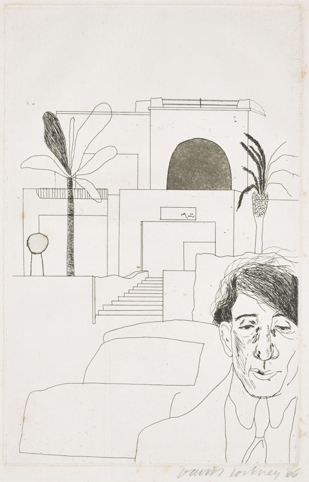 Portrait of Cavafy II (S.A.C., MCA Tokyo 59) by David Hockney