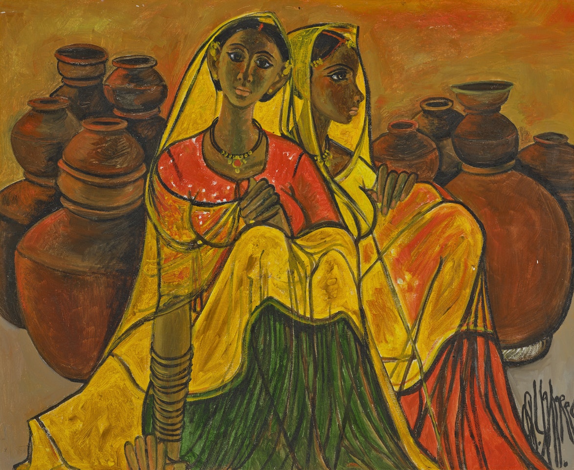 Untitled (Potter Women) by B Prabha