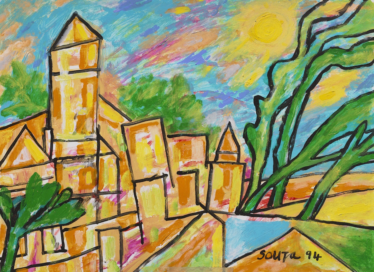 Untitled (Landscape) by Francis Newton Souza