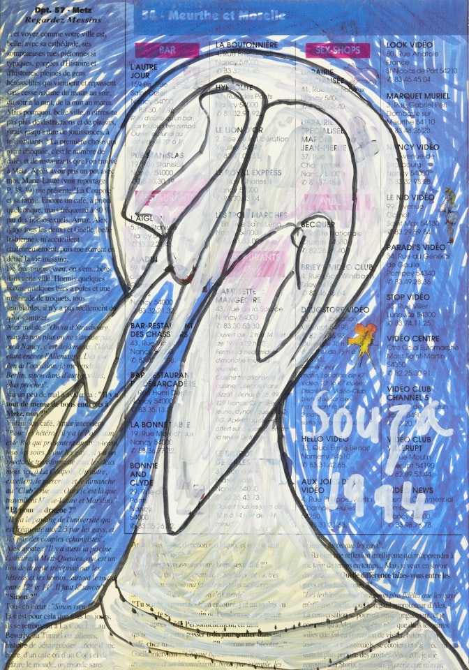 Untitled (Head) by Francis Newton Souza