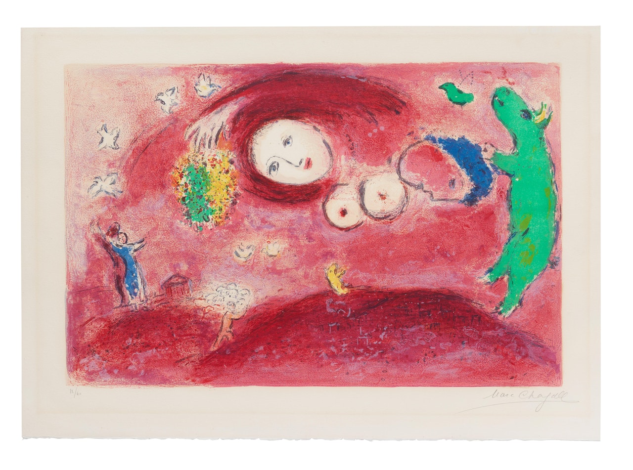 Printemps au Pré, from  Daphnis et Chloé by Marc Chagall