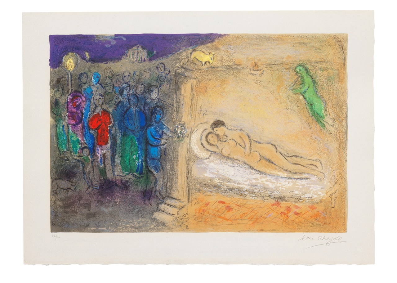 Hyménée, from  Daphnis et Chloé by Marc Chagall