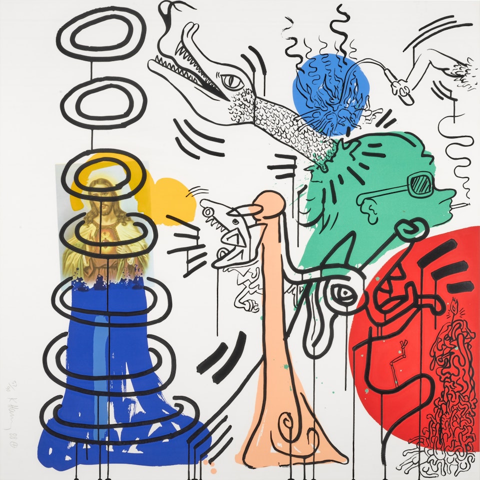 Untitled (Apocalypse 5) (L. p. 105) by Keith Haring