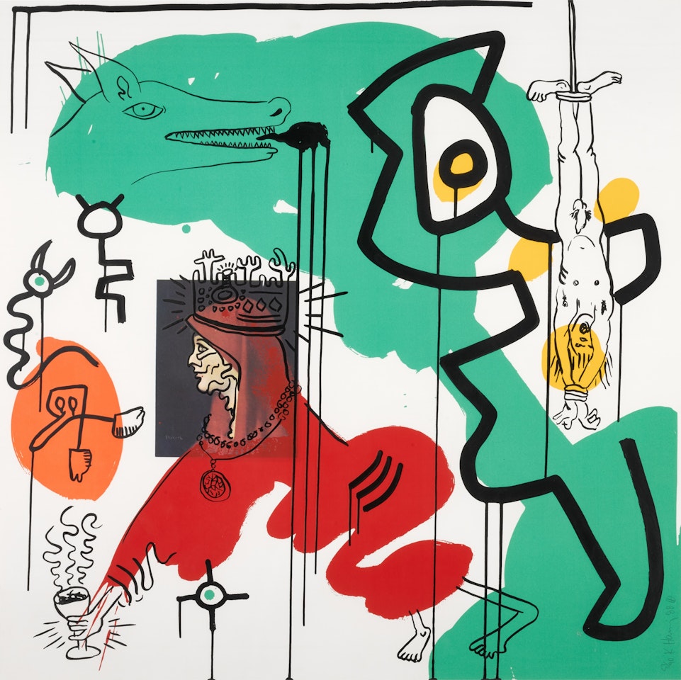 Untitled (Apocalypse 9) (L. p. 109) by Keith Haring