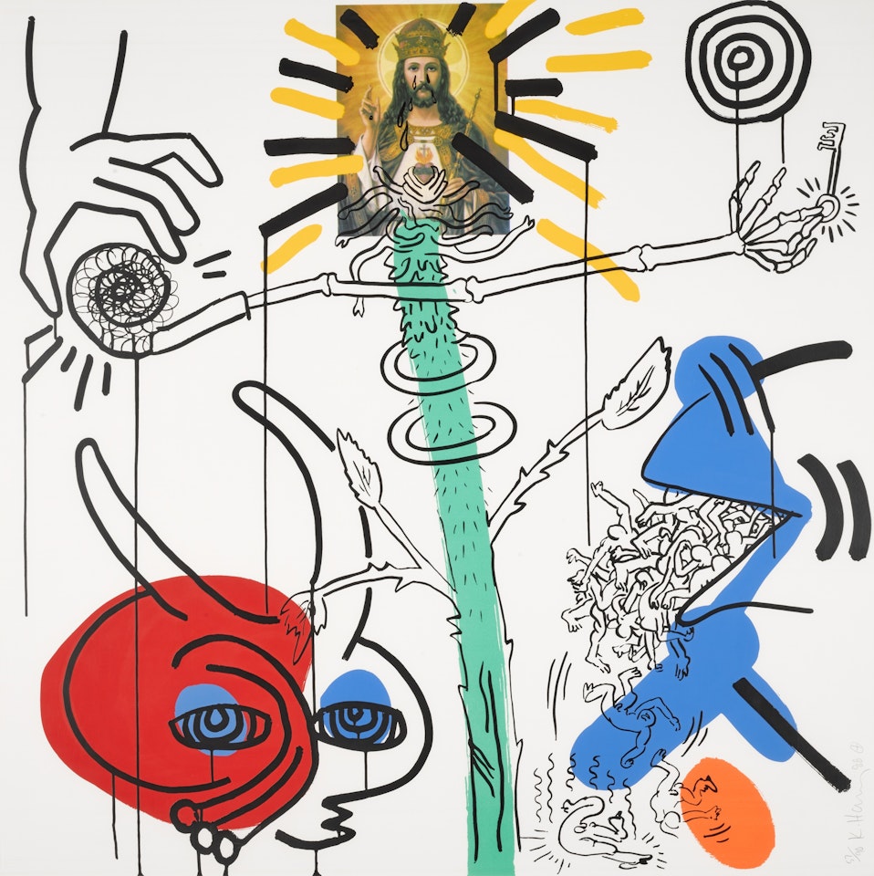 Untitled (Apocalypse 10) (L. p. 109) by Keith Haring