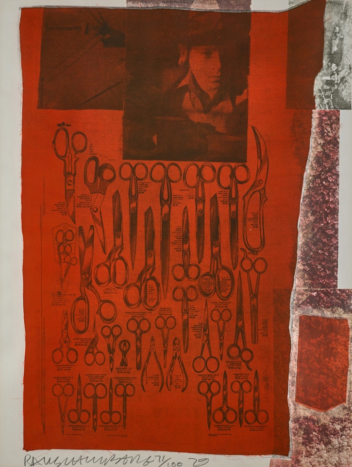 More Distant Visible Part of the Sea by Robert Rauschenberg
