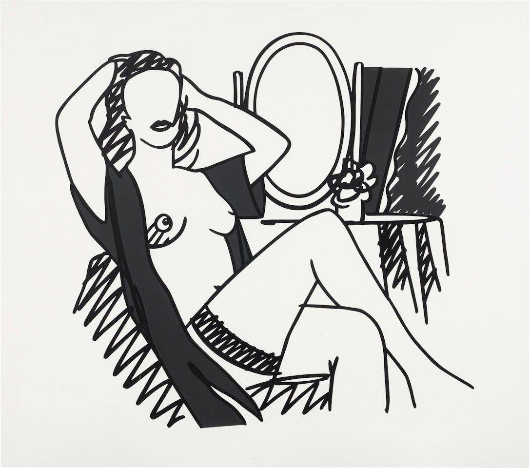 Nude and Mirror by Tom Wesselmann