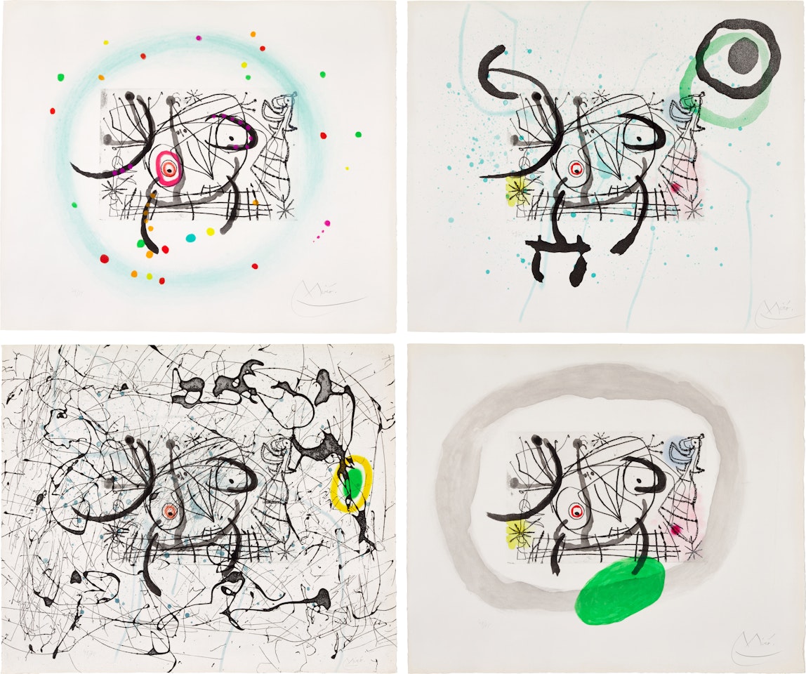 Fissures (Dupin 463-477; Cramer Books 130) by Joan Miró