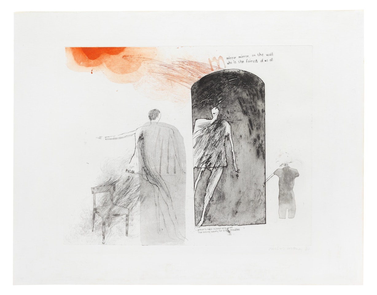 Mirror, Mirror on the Wall by David Hockney