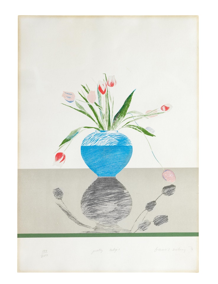 Pretty Tulips by David Hockney